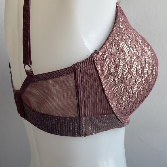 Victoria’s Secret Bra 32DDD Push Up Mauve - Picture 5 of 12